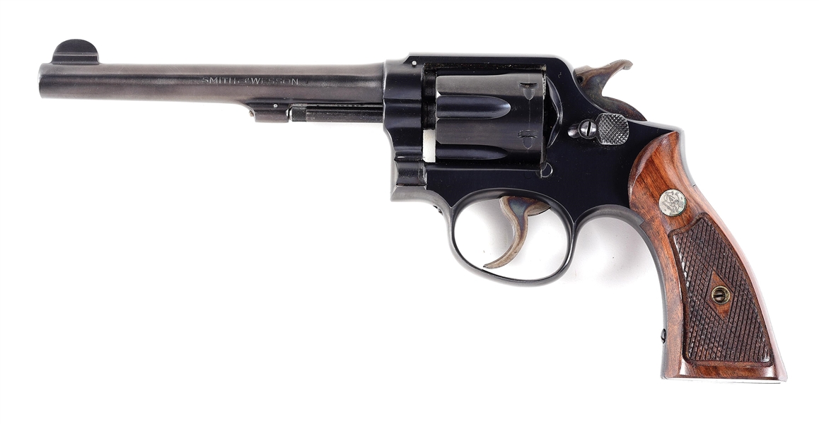 (C) SMITH & WESSON M&P .38 DOUBLE ACTION REVOLVER WITH FACTORY BOX.