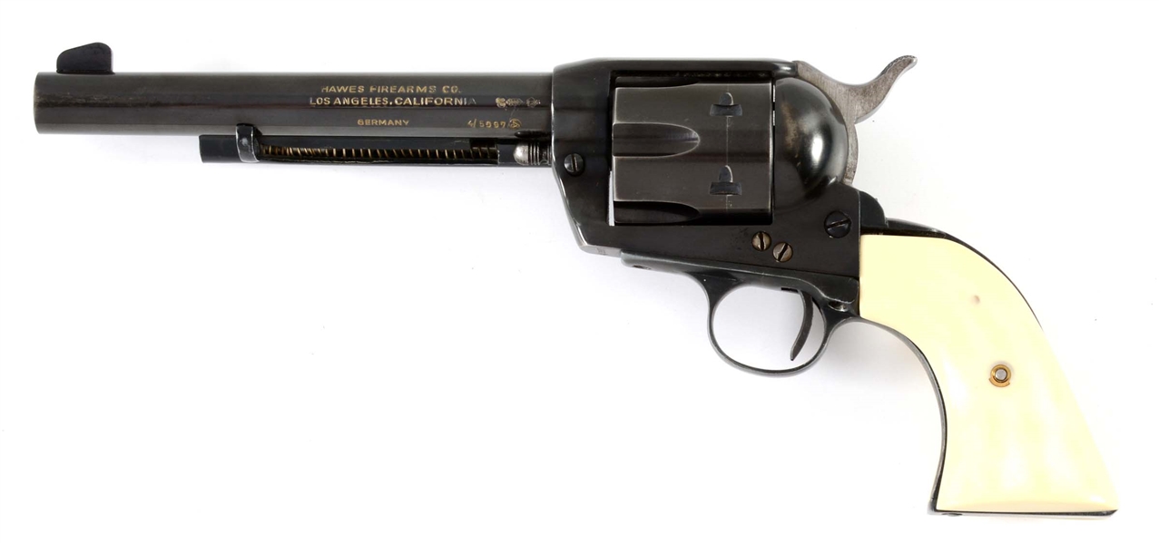 (C) HAWES FIREARMS CO. WESTERN MARSHAL .44 MAGNUM SINGLE ACTION REVOLVER.