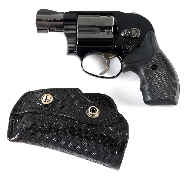 (M) SMITH & WESSON MODEL 38-1 AIRWEIGHT DOUBLE ACTION REVOLVER.