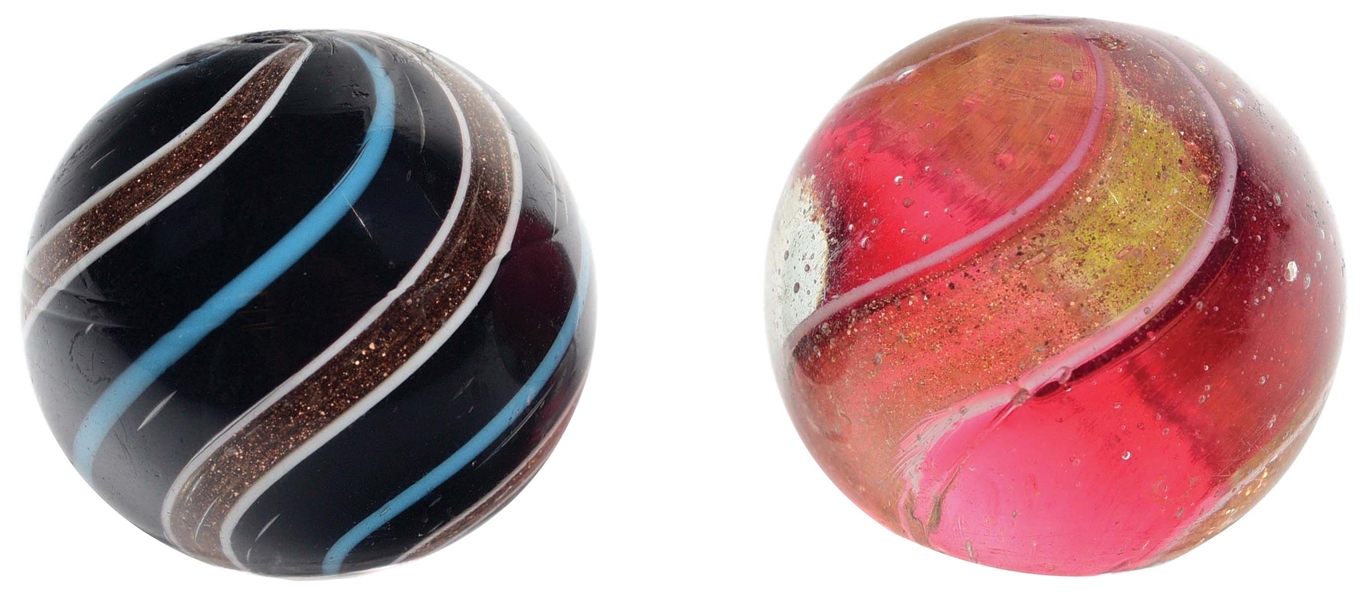 LOT OF 2: LUTZ MARBLES.