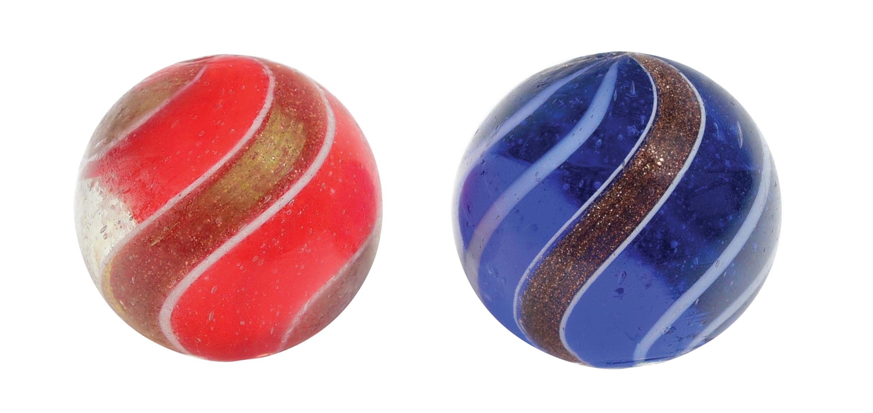 LOT OF 2: LUTZ MARBLES.