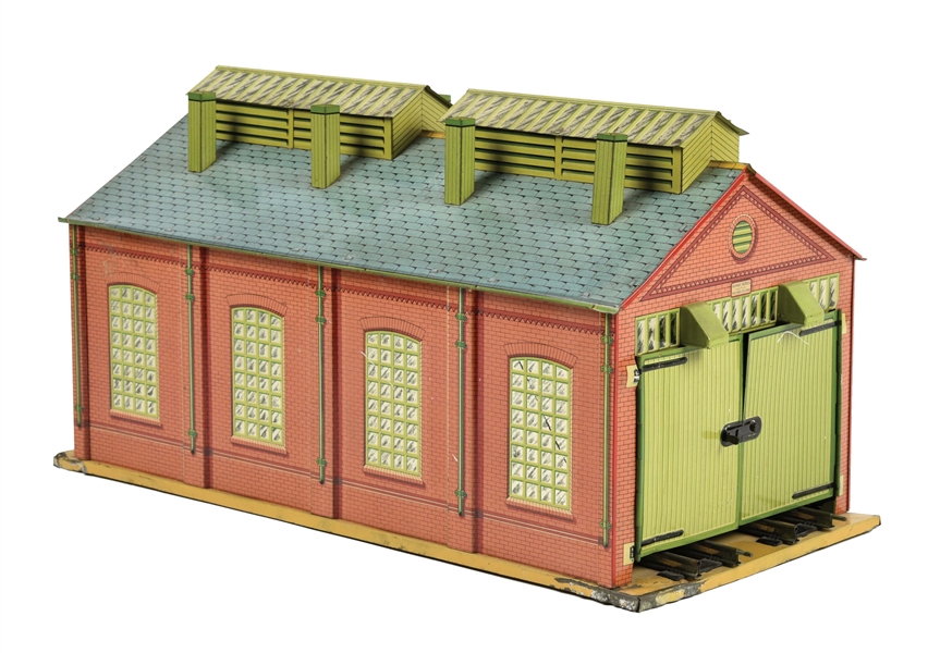 HORNBY TWO STALL "O" GAUGE ENGINE HOUSE.