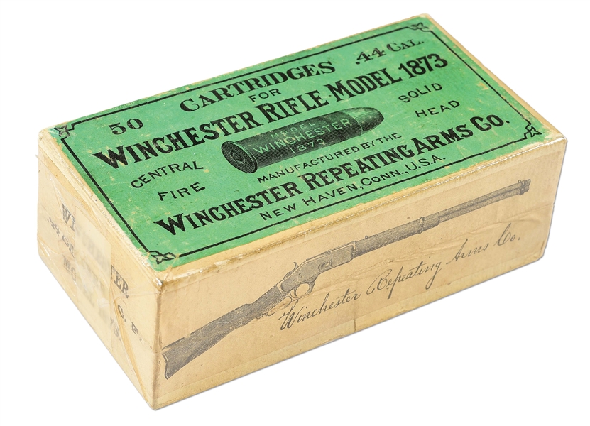 BOX OF 50 WINCHESTER .44-40 WCF CARTRIDGES.