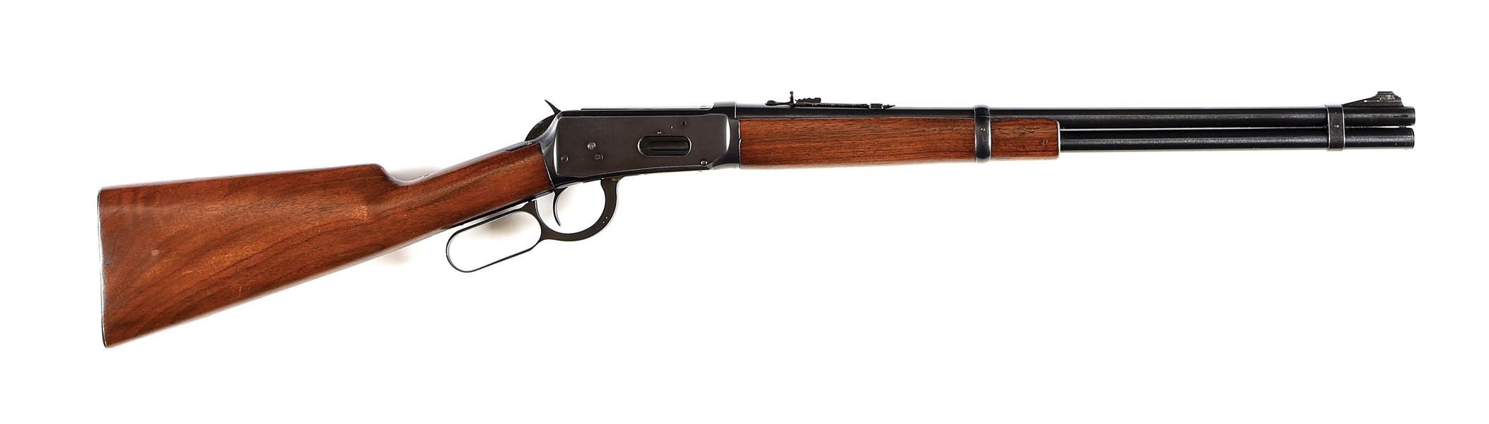 (C) WINCHESTER MODEL 1894 LEVER ACTION FLAT BAND CARBINE.