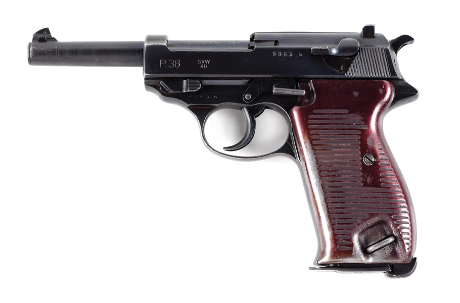 (C) FRENCH OCCUPATION MAUSER "SVW / 46" CODE P.38 SEMI AUTOMATIC PISTOL.