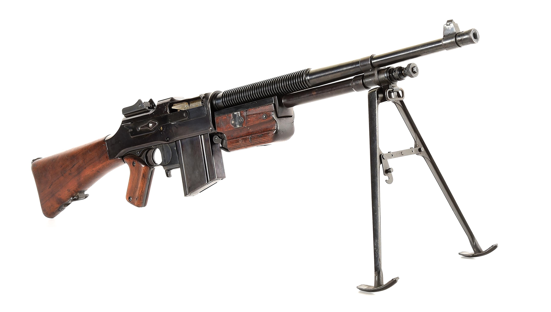 (N) FABULOUS AND INCREDIBLY RARE AMNESTY REGISTERED FULLY TRANSFERABLE ORIGINAL BELGIAN FM 30 (PRE-CURSOR TO THE FN-D) MACHINE GUN IN .30-06 (CURIO AND RELIC).