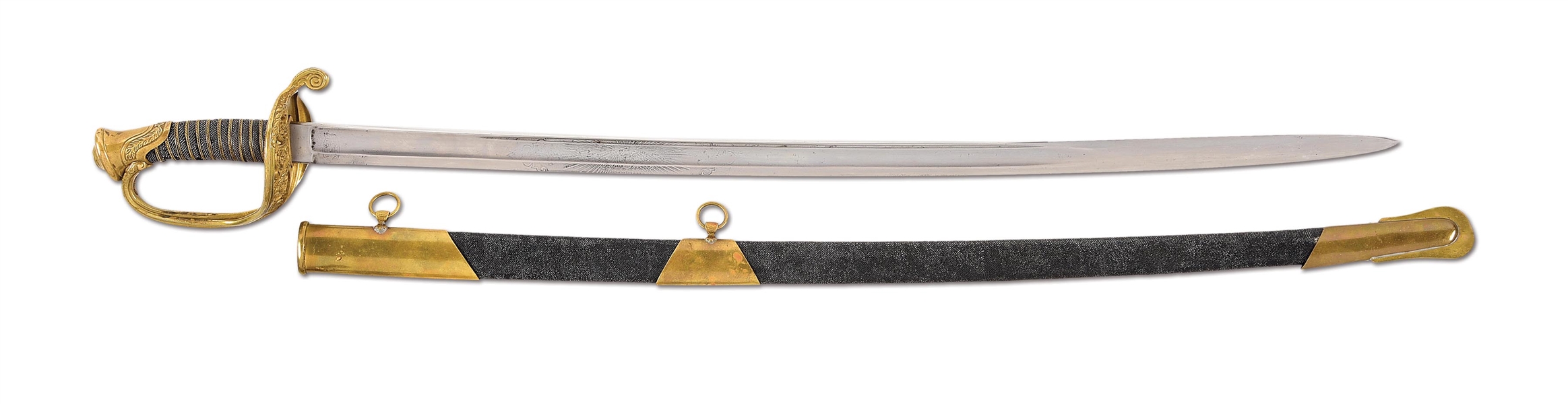 US CIVIL WAR PRESENTATION GRADE M1850 FOOT OFFICER SWORD BY TIFFANY & CO.