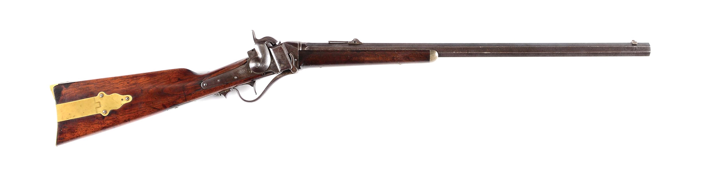 (A) SHARPS 1853 SLANT BREECH SPORTING RIFLE.