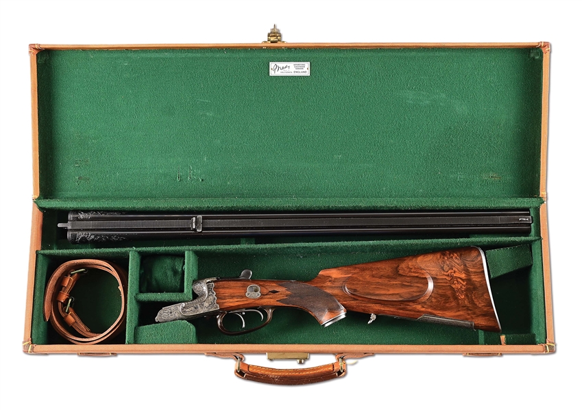 (C) EMIL KERNER & SOHN DOUBLE RIFLE.