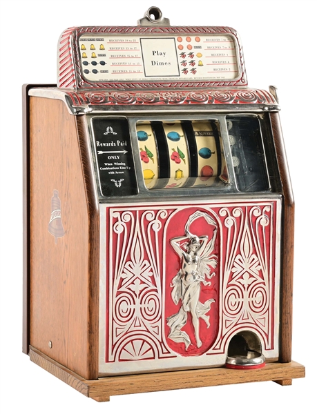 10¢ CALLE SUPERIOR JACKPOT BELL SLOT MACHINE.