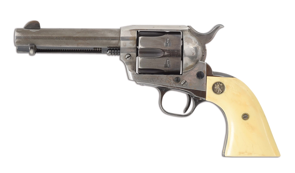 (C) COLT SINGLE ACTION ARMY REVOLVER IN .45 COLT.