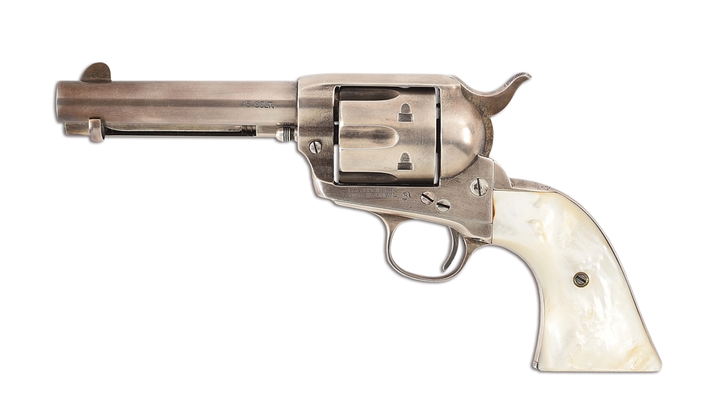 Lot Detail - (C) HISTORIC PRESENTATION SILVER PLATED COLT SINGLE ACTION ...