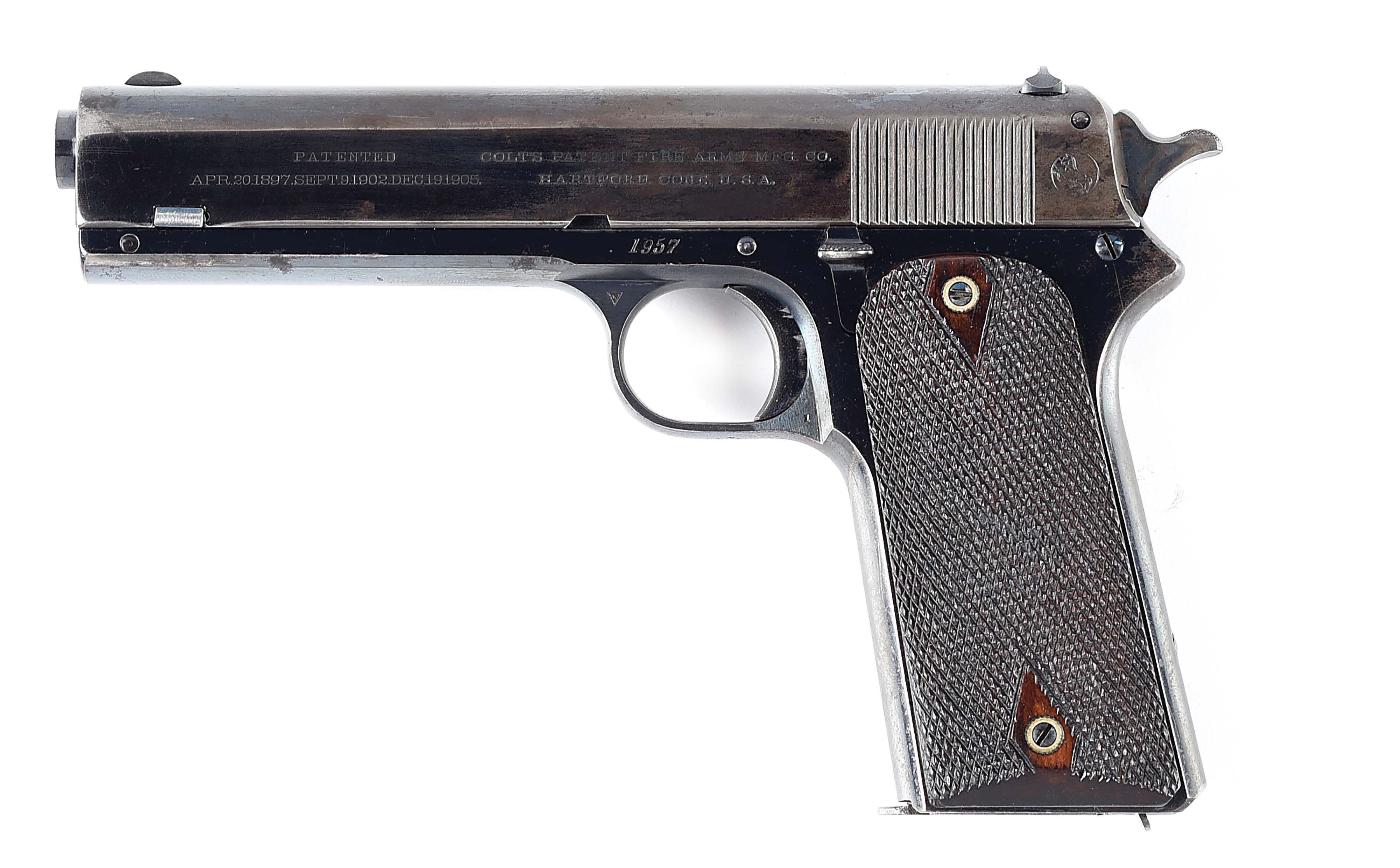 Lot Detail C An Extremely Scarce Colt Model 1905 Military 45 Acp Semi Automatic Pistol 9907