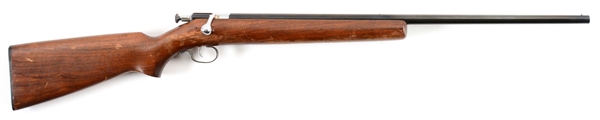 (C) WINCHESTER MODEL 67 SMOOTHBORE BOLT ACTION RIFLE.