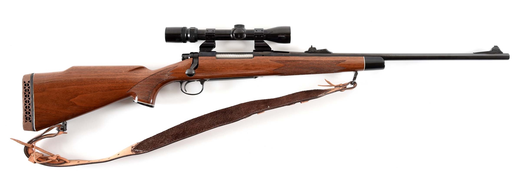 (C) REMINGTON MODEL 700 BDL BOLT ACTION RIFLE.