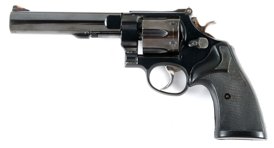 (M) SMITH & WESSON MODEL 28-2 DOUBLE ACTION TARGET REVOLVER.