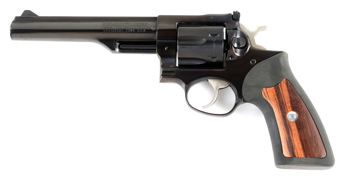 (M) RUGER GP100 DOUBLE ACTION REVOLVER.