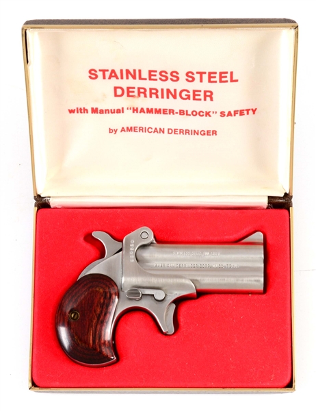 (M) CASED AMERICAN DERRINGER.