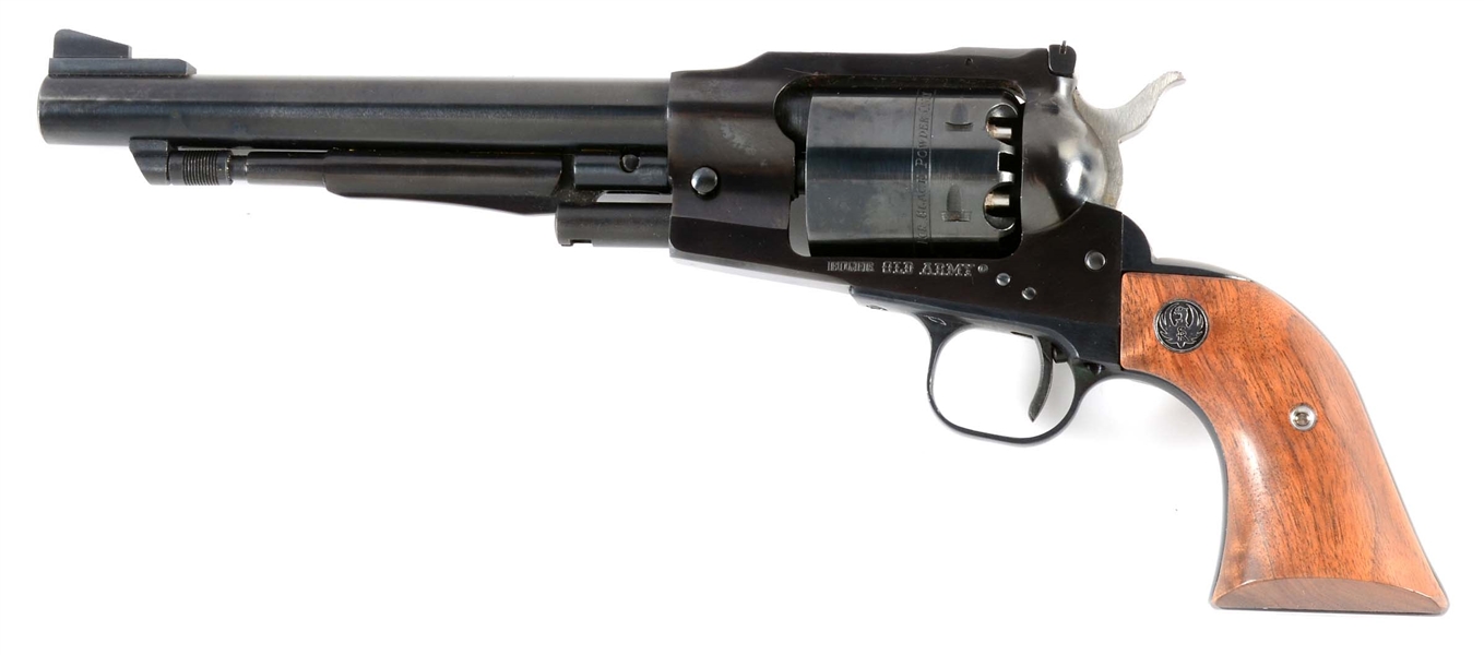 (A) RUGER OLD ARMY PERCUSSION REVOLVER.