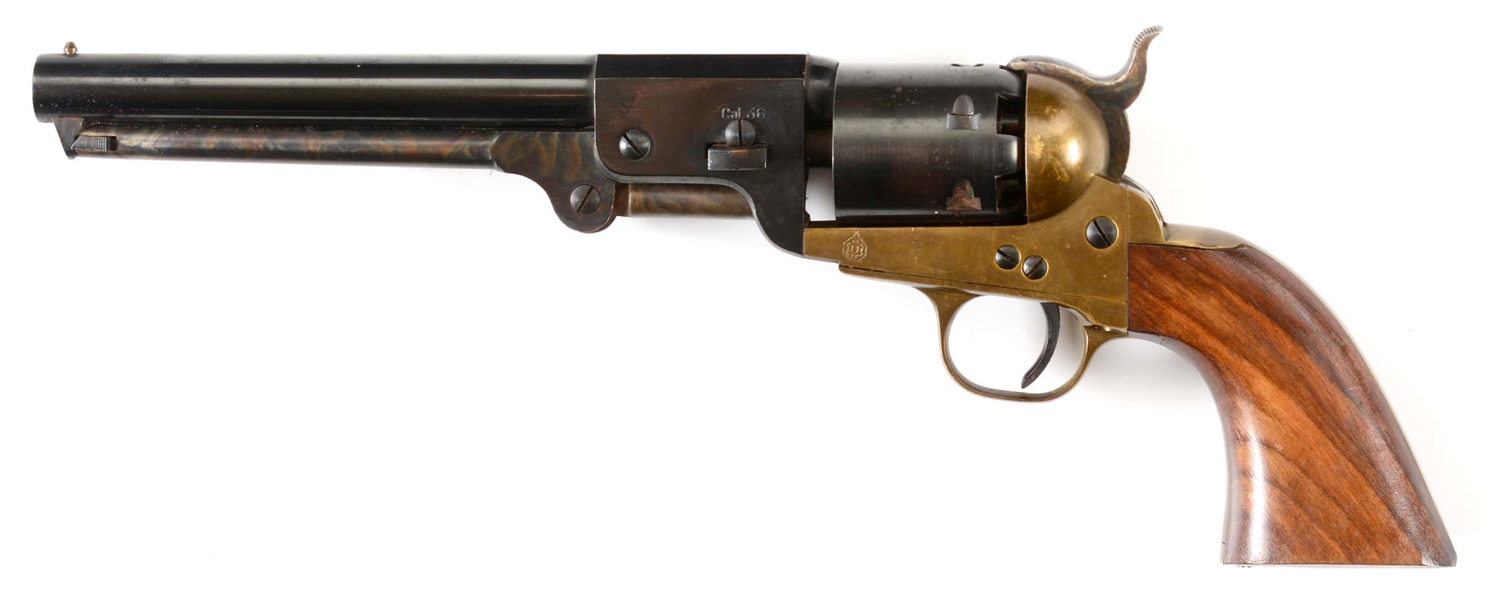 (A) NAVY ARMS UBERTI MODEL 1851 NAVY PERCUSSION REVOLVER.