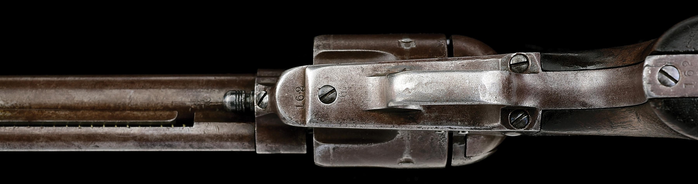 Lot Detail - (A) RARE AND IMPORTANT COLT SINGLE ACTION ARMY PINCH FRAME ...