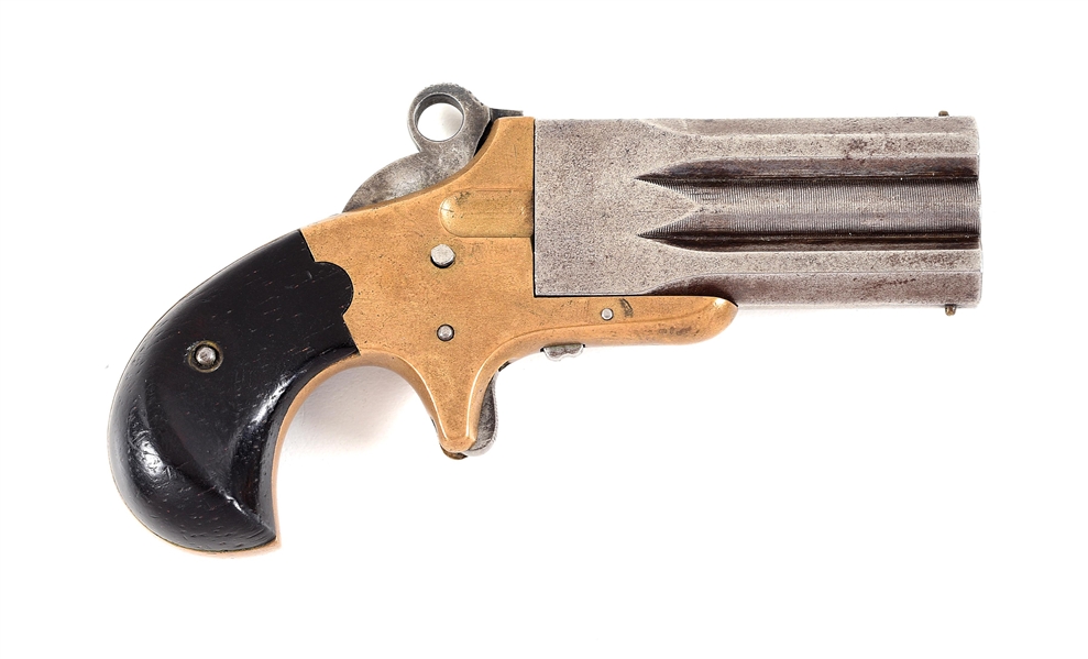 (A) FRANK WESSON SMALL FRAME "WATCH FOB" DERRINGER.