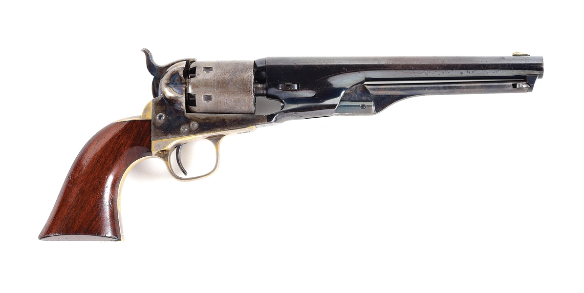 (A) OUTSTANDING HIGH CONDITION COLT MODEL 1861 NAVY PERCUSSION REVOLVER.