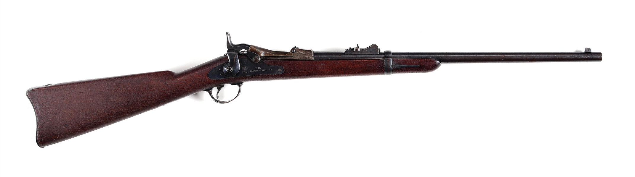 (A) U.S. SPRINGFIELD MODEL 1879 TRAPDOOR CARBINE.