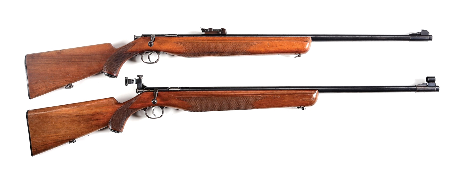 (C) LOT OF 2: CONSECUTIVELY NUMBERED GECO MEISTERSCHAFT MODELL 28 BOLT ACTION RIFLES.