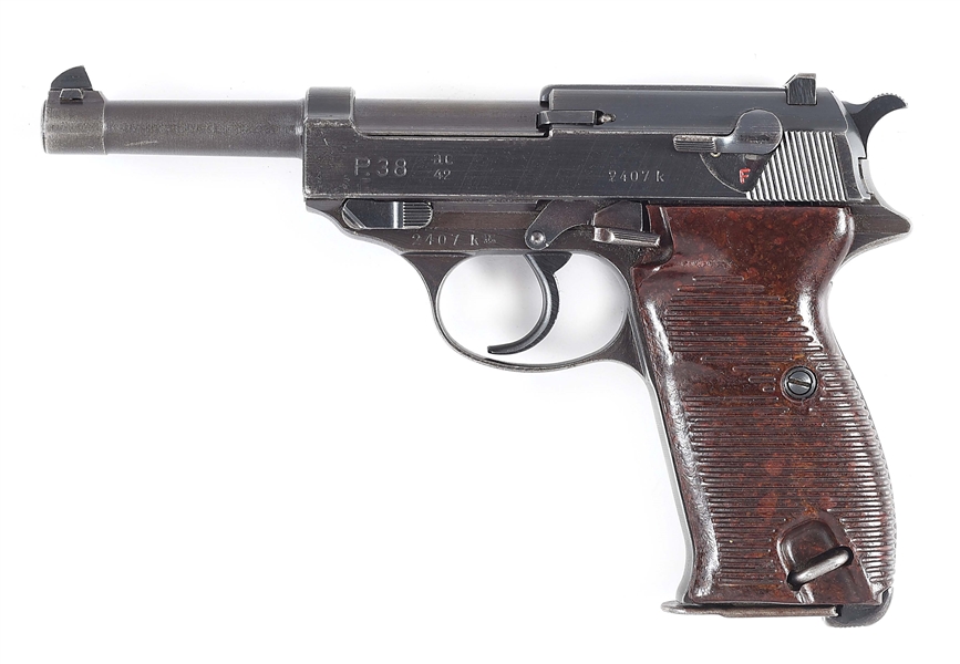 (C) WALTER "AC 42" CODE P.38 SEMI AUTOMATIC PISTOL.