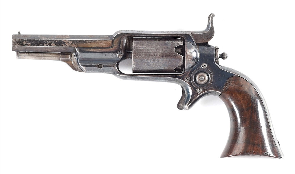 (A) FINE COLT 1855 ROOT SIDEHAMMER PERCUSSION REVOLVER.