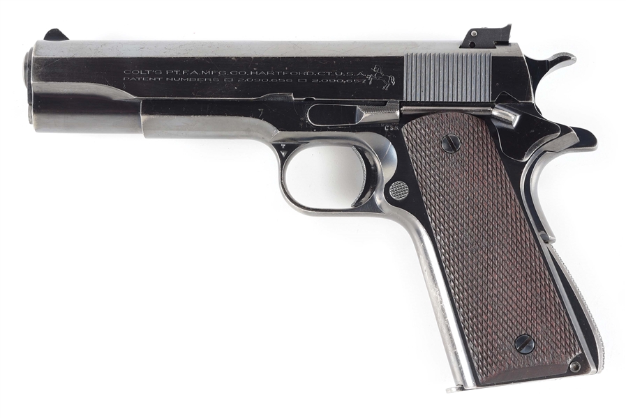 (C) COLT SERVICE MODEL ACE .22 LR SEMI-AUTOMATIC PISTOL WITH SCARCE CSR PROOF.