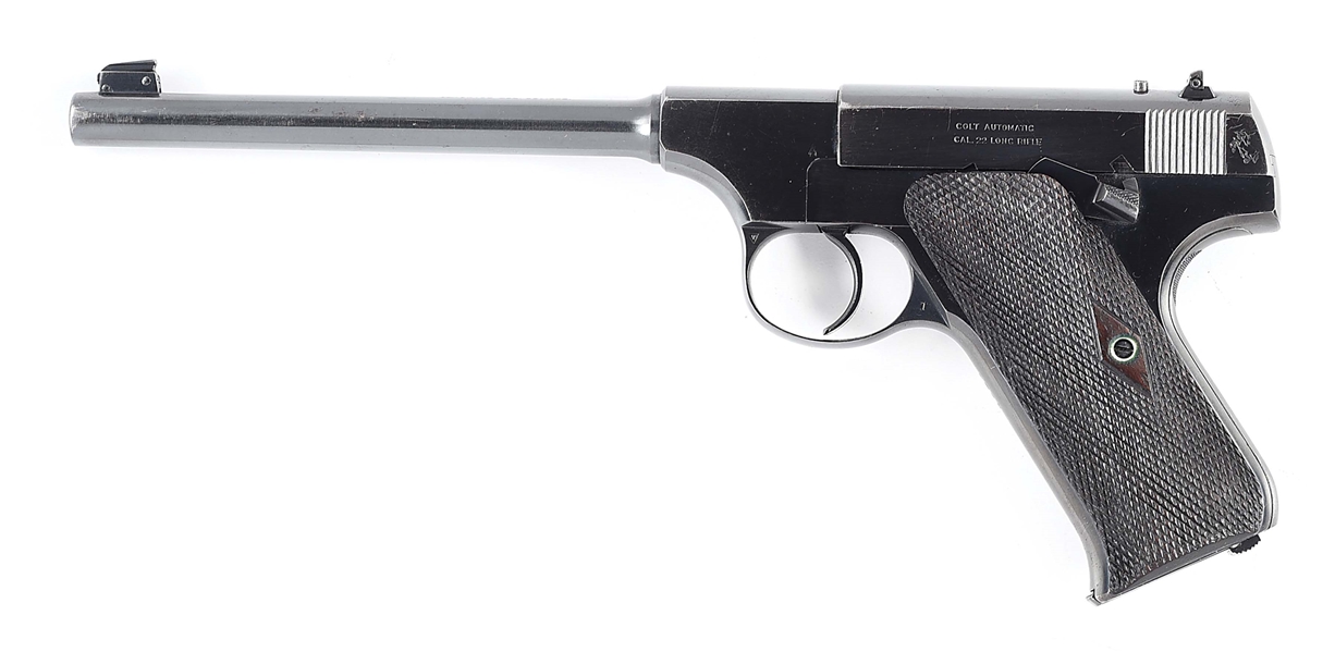 (C) COLT PRE-WOODSMAN SEMI-AUTOMATIC PISTOL.