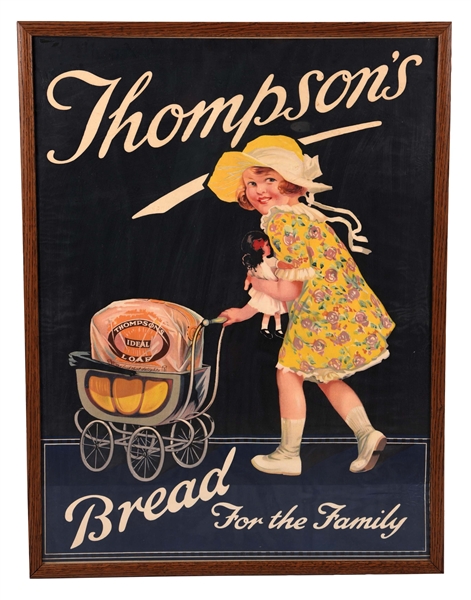 THOMPSONS IDEAL LOAF PAPER LITHOGRAPH.