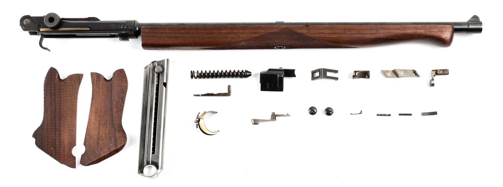 LUGER PARTS KIT WITH CONTEMPORARY CUSTOM BARREL.