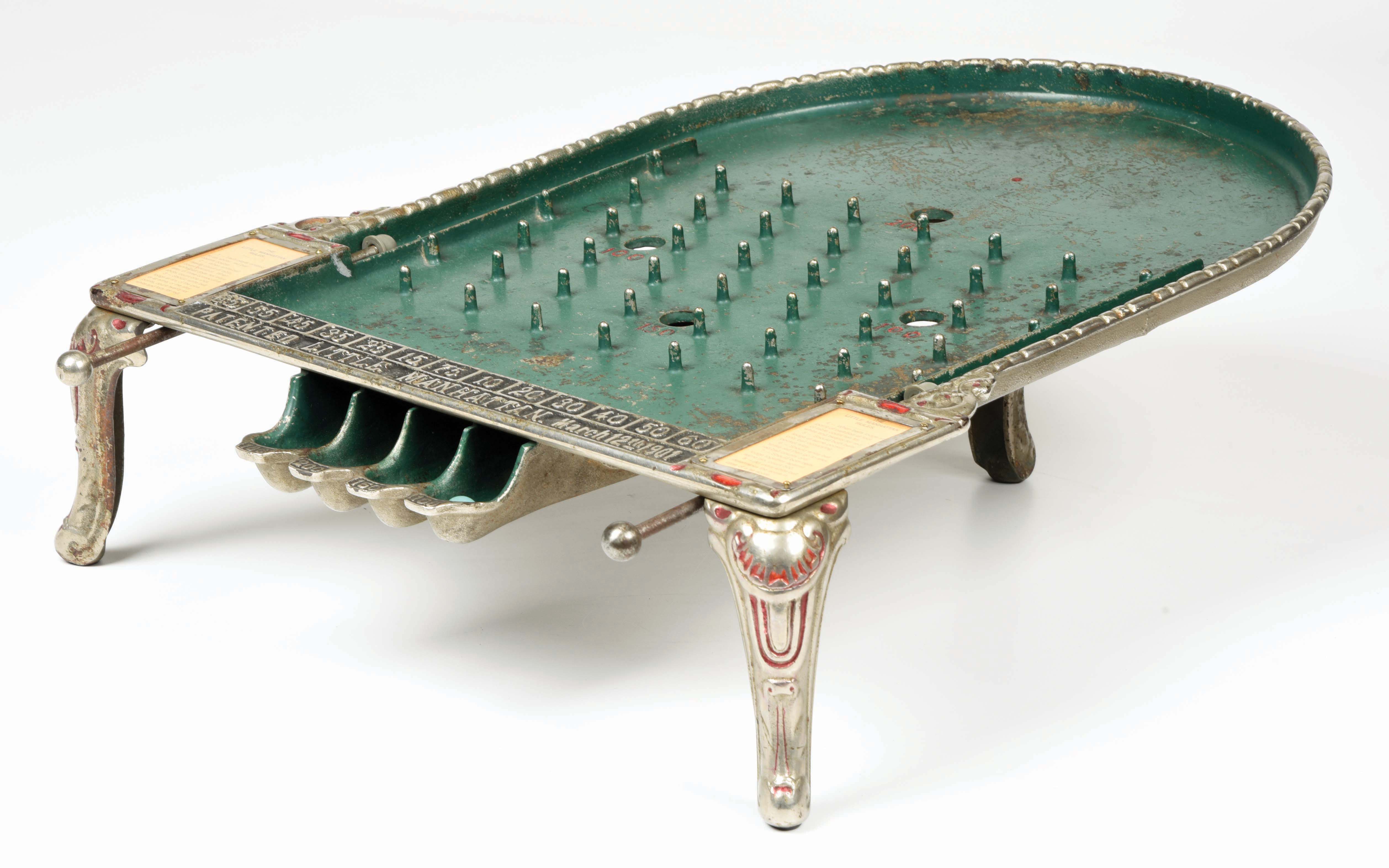 Manhatten Pinball Machine Lot Detail - CAILLE-SCHIEMER THE LITTLE MANHATTAN PINBALL GAME.
