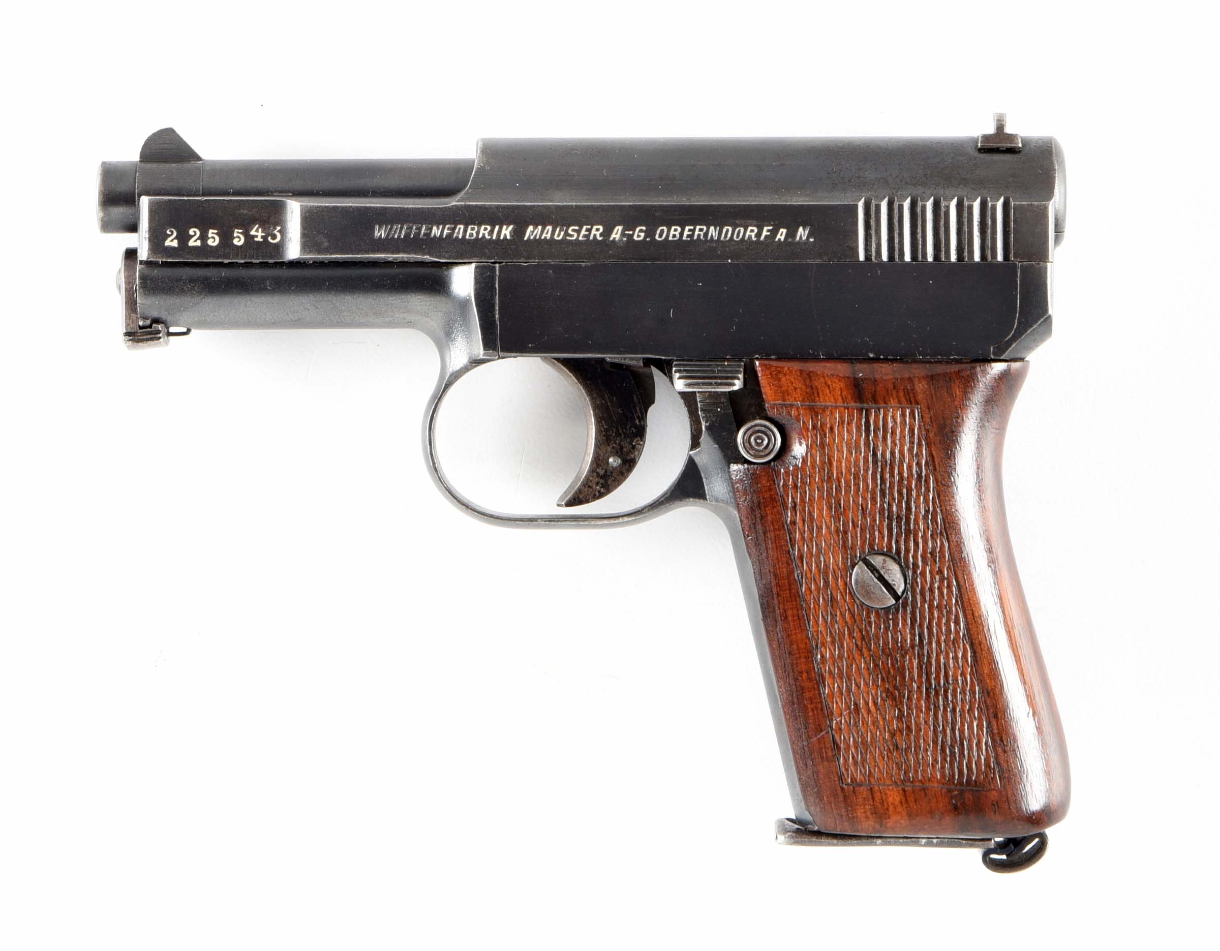 Lot Detail - (C) MAUSER MODEL 1910 SEMI AUTOMATIC PISTOL.