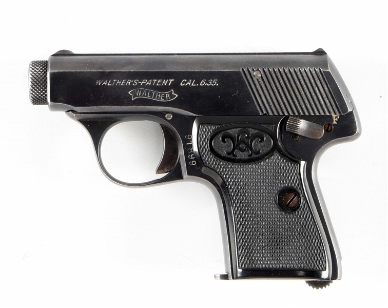 (C) WALTHER MODEL 5 FIRST VARIANT SEMI AUTOMATIC PISTOL.