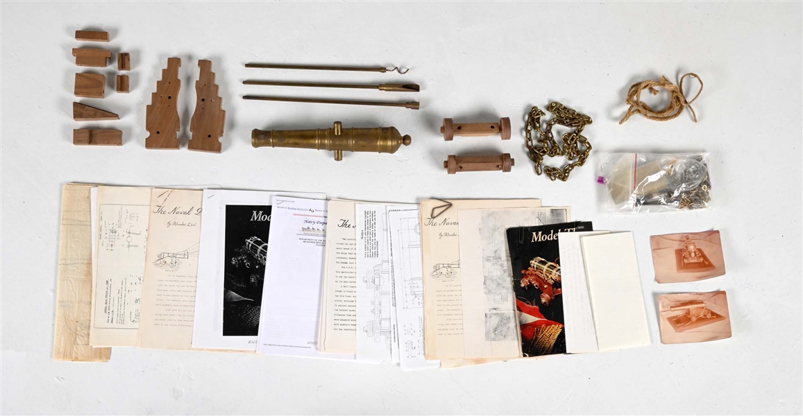 (A) SCALE BRASS CANNON KIT.