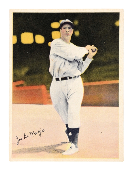 RARE 1936 R312 NATIONAL CHICLE JOE DIMAGGIO PREMIUM BASEBALL CARD