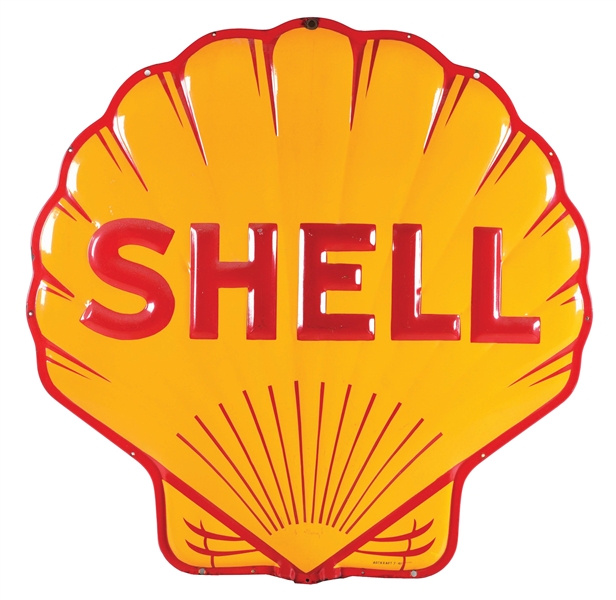 SHELL GASOLINE PORCELAIN NEON SKIN.