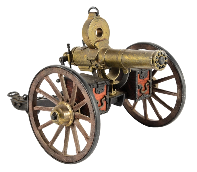 EXTREMLY ATTRACTIVE - MINIATURE GATLING GUN DISPLAY.