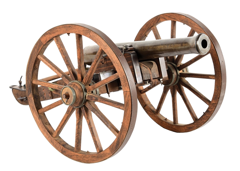 EXTRAORDINARY - BLACK POWDER MINIATURE FIRING CANNON.