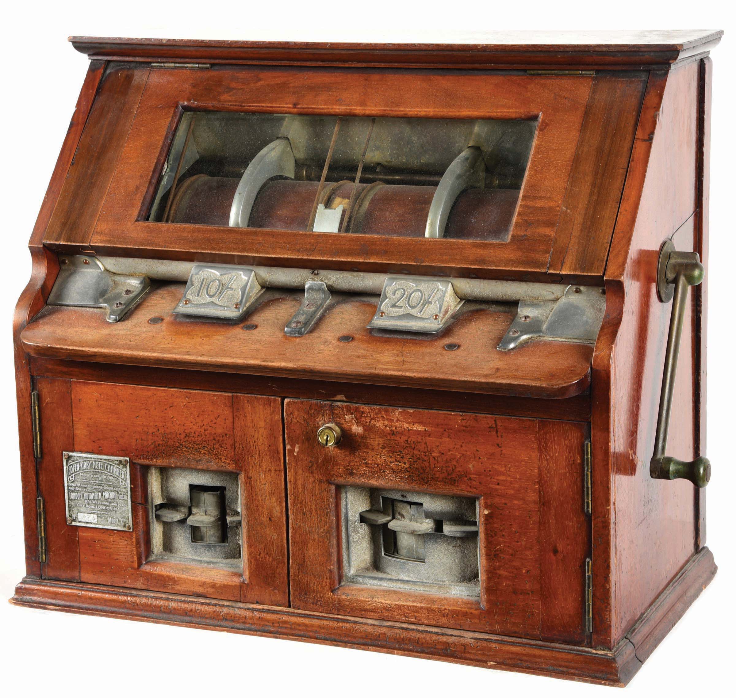 Lot Detail - JOFEH-KIRBY NOTE CHANGER MACHINE.