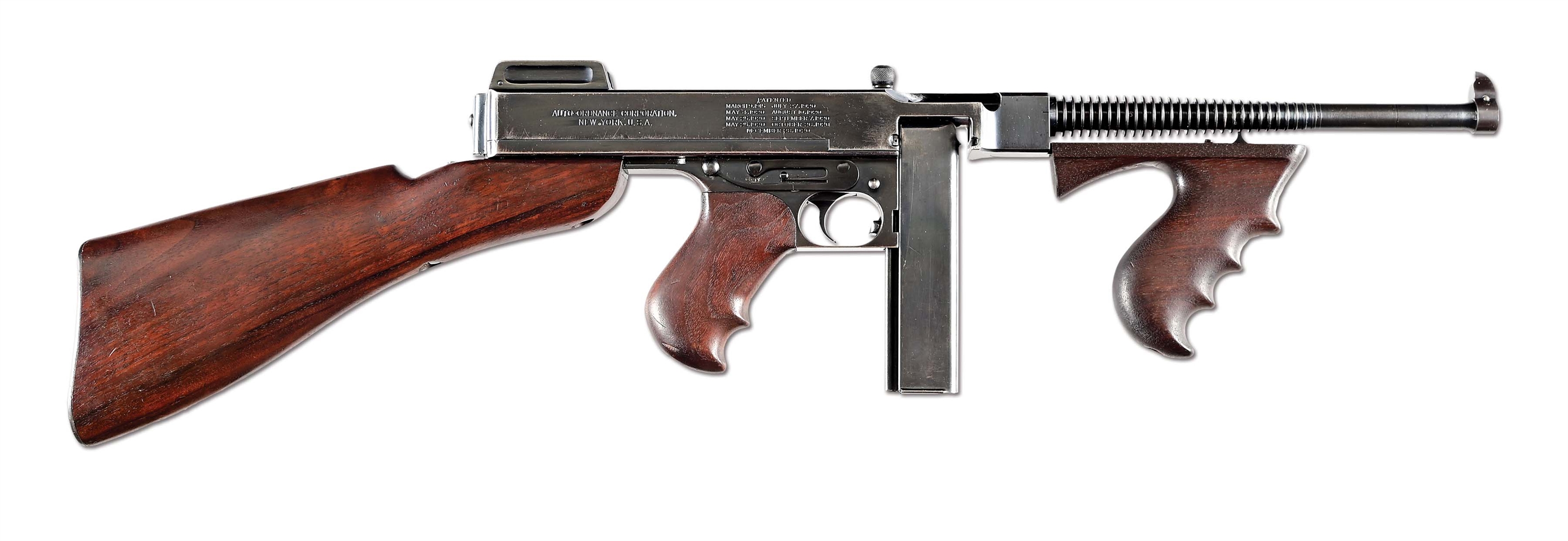 (N) SPECTACULAR HISTORIC HIGH ORIGINAL CONDITION LOW SERIAL NUMBER COLT 1921A THOMPSON 1921 MACHINE GUN 1 OF 5 SHIPPED TO ENGLAND IN 1921 (CURIO AND RELIC).