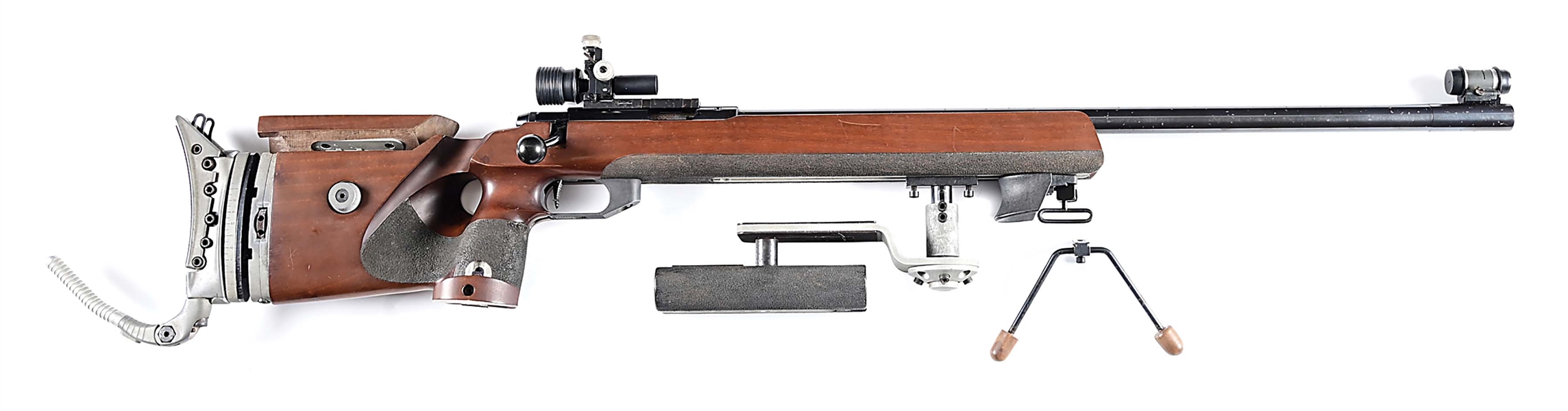 (M) ANSCHUTZ SUPERMATCH MODEL 1813 BOLT ACTION TARGET RIFLE WITH ACCESSORIES.