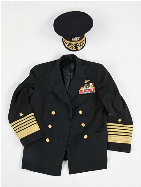 Lot Detail - US WWII ADMIRAL WILLIAM BULL HALSEY UNIFORM IMPRESSION.