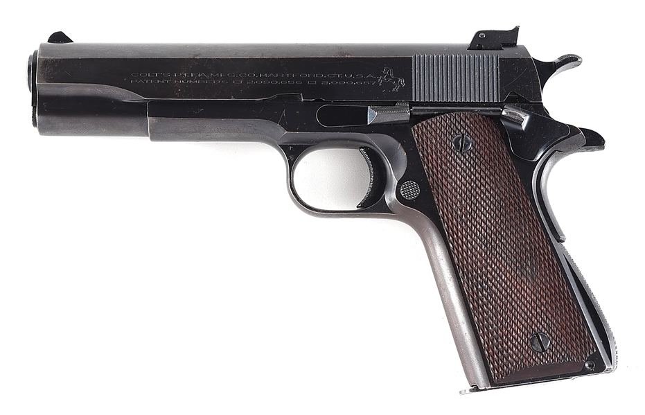 (A) SCARCE PRE-WAR COLT SERVICE MODEL ACE .22 LR SEMI-AUTOMATIC PISTOL (1940).