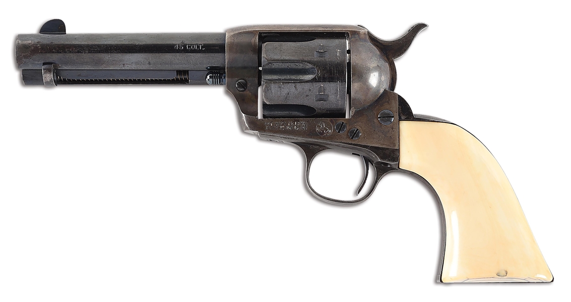 (C) COLT SINGLE ACTION ARMY REVOLVER (1904).