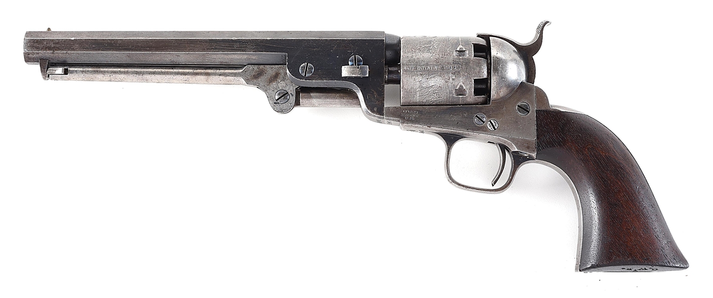 (A) VERY FINE COLT US MODEL 1851 NAVY PERCUSSION REVOLVER.